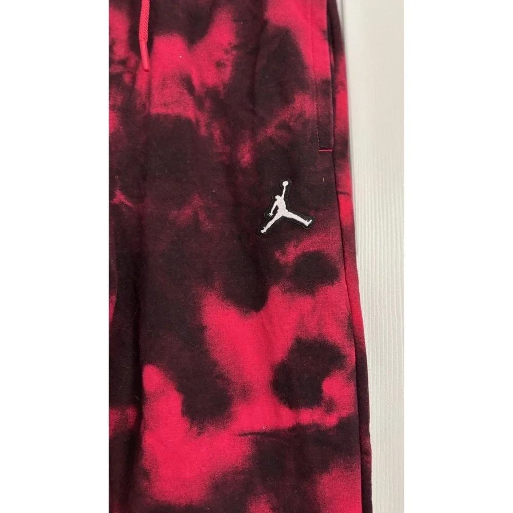 KidsNike Jordan Sweat Pants And Hoodie Set Size L Red And Black
